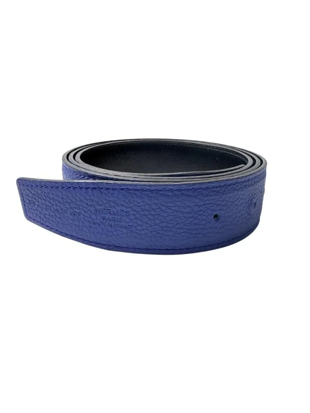 Hermes Belt Black Blue